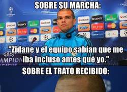 Enlace a Amarga despedida de Pepe en el Real Madrid
