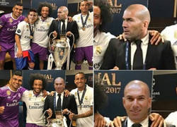 Enlace a Zidane viendo a James en el Madrid