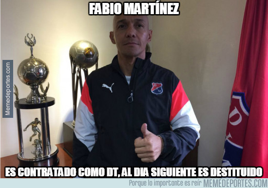 981152 - Fabio Martínez se va del Independiente Medellín 