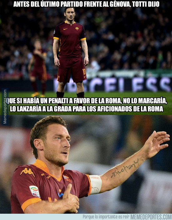 981201 - El brutal motivo por el que Totti quería fallar su último penalti con la Roma