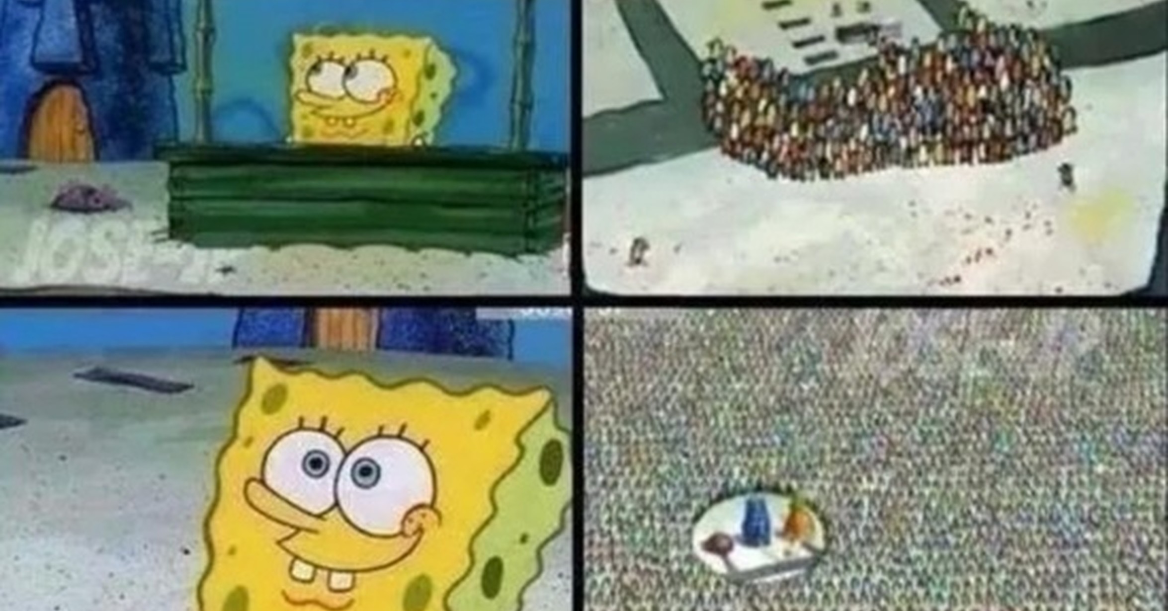 bob esponja a nadie le importa meme