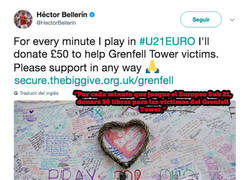 Enlace a El emocionante gesto de Bellerín con las víctimas de la Grenfell Tower