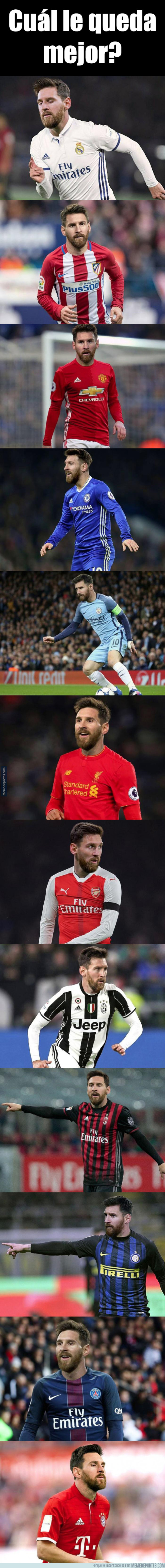 983472 - Rumores: Messi con la camiseta de otros equipos
