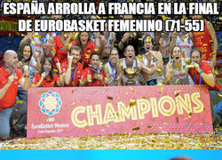 Enlace a España arrolla a Francia en la final de Eurobasket femenino (71-55)