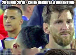 Enlace a Ni Messi ni Cristiano pueden con Chile