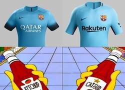 Enlace a El Barça y las camisetas celestes