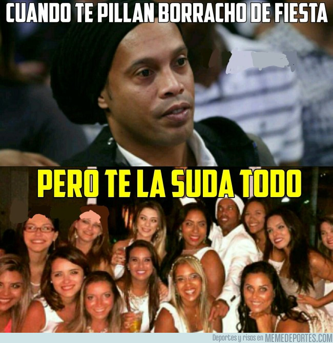 985660 - Ronaldinho es el Dios de la fiesta