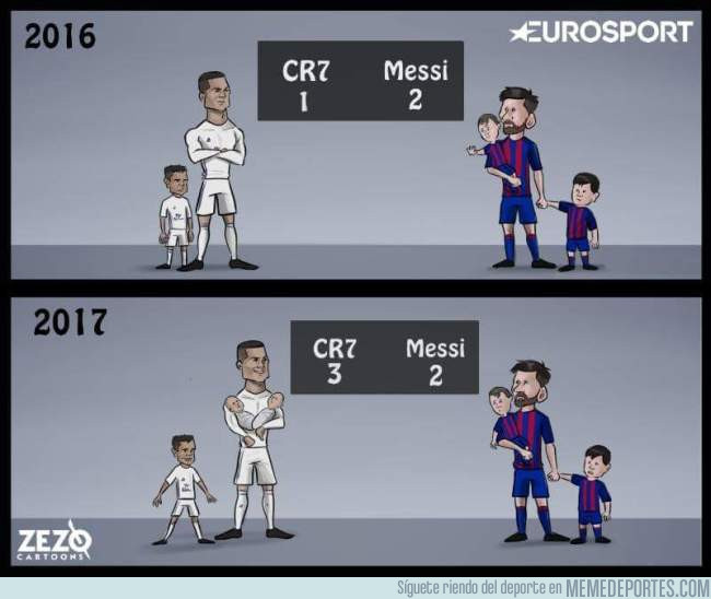 986065 - Cristiano supera a Messi por fin (en hijos)