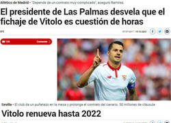 Enlace a Liada monumental de Vitolo y el Sevilla a Las Palmas y Atleti