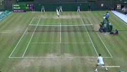 Enlace a El puntazo del torneo entre Nadal y Muller