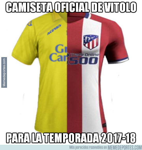 Camiseta Atlético de Madrid Vitolo Camiseta Atlético de Madrid Vitolo