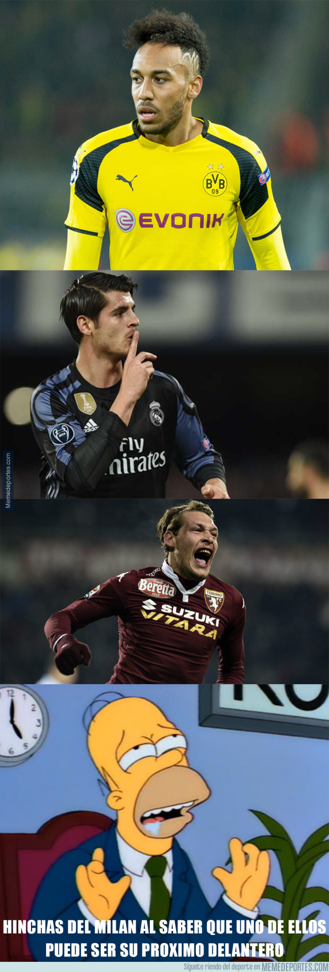988181 - Los 3 delanteros que pretende el Milan y que hacen babear a sus hinchas