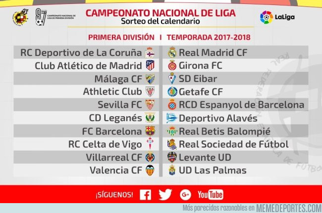 988784 - Así queda la primera jornada de La Liga Santander 2017-2018