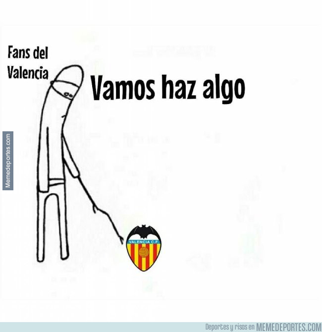 989429 - Los fans del Valencia desesperados con la 