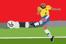 Enlace a ¡El mejor gol de tiro libre de la historia!, por Roberto Carlos (Paint)