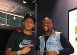 Enlace a Neymar se hace amigo de Mayweather por si le pega Semedo