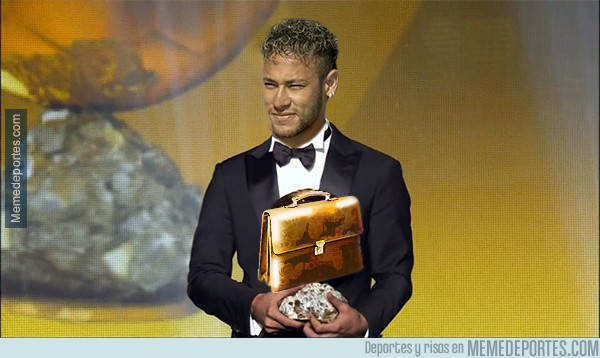 990444 - Neymar gana el maletín de oro al mejor negocio del siglo