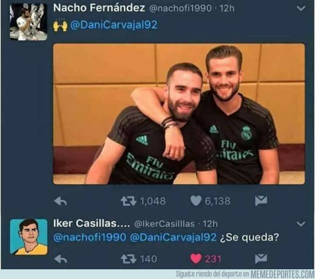 991322 - La trolleada de Casillas a Piqué tras el tweet de Nacho