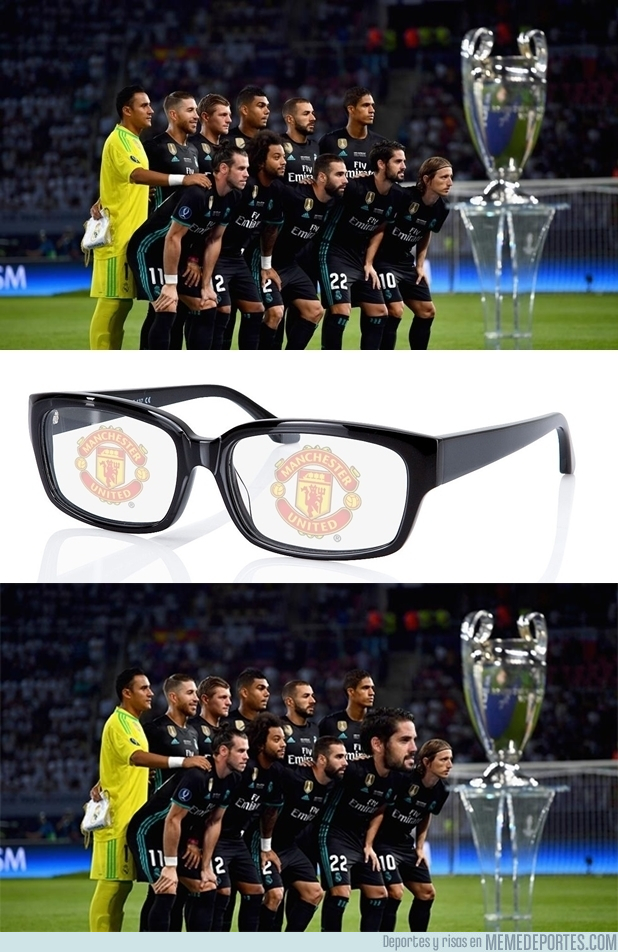 992127 - El United sacó al mercado unas gafas que distorsionan la realidad