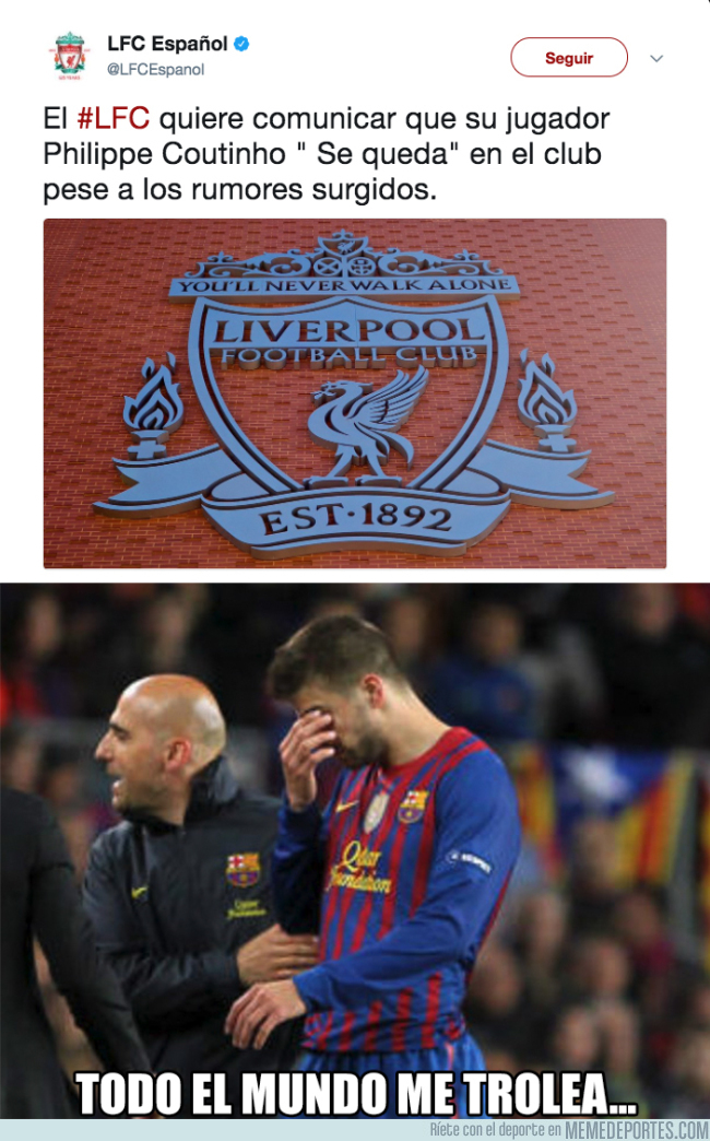 992334 - El Liverpool también trolea a Piqué con este anuncio sobre fichajes