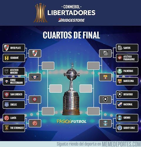 992467 - La Conmebol Libertadores Bridgestone ya conoce los cruces de Cuartos de Final.¿Quién será el camp