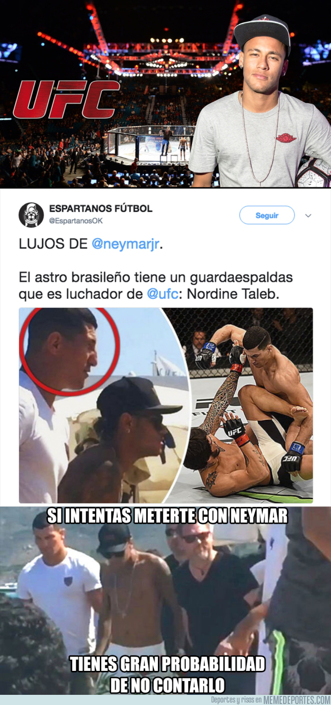 994370 - El guardaespaldas de la UFC que ha contratado Neymar