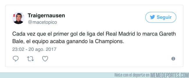 994845 - Bale y el curioso dato que indica que el Real Madrid ganará la Champions