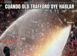 Enlace a Old Trafford usando y sus efectos