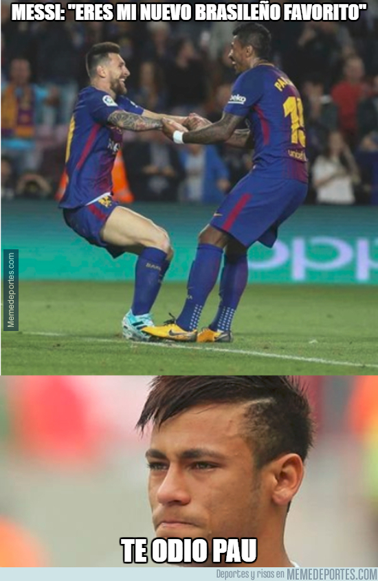 1000080 - Neymar al ver al nuevo favorito de Messi