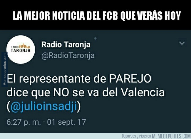 996973 - La mejor noticia culé del día