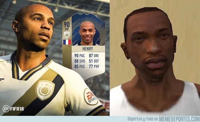 997909 - Henry se da el lujo de aparecer en el FIFA 18 y en GTA