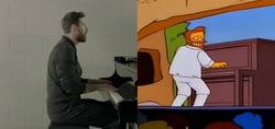 Enlace a Los Simpson lo predijeron a Messi tocando el piano