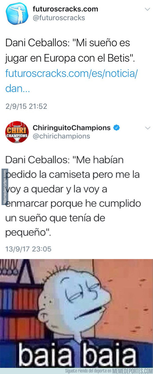 999199 - Los sueños de Dani Ceballos se contradicen cuando estaba en el Real Betis y Real Madrid