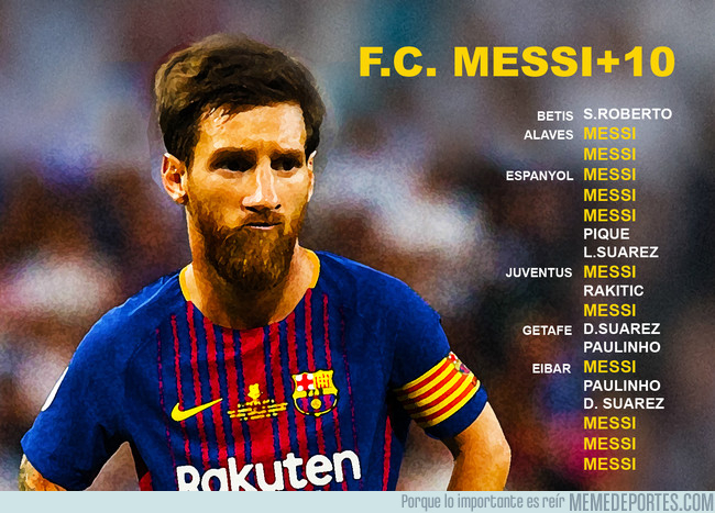 999987 - Ha comenzado el declive de Messi, claro que sí