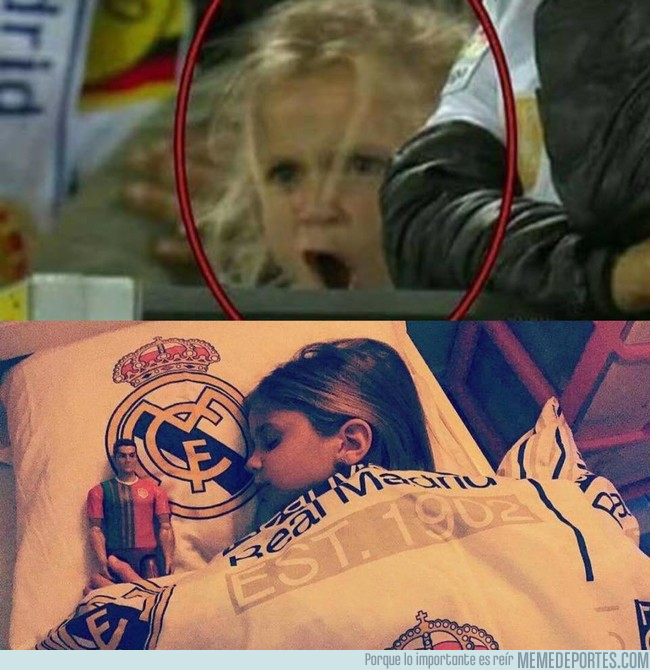 1001986 - ¿Recuerdas a la niña que celebró como Cristiano Ronaldo?