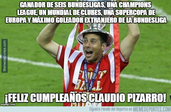 1002000 - Hoy cumple años un grande, Claudio Pizarro  