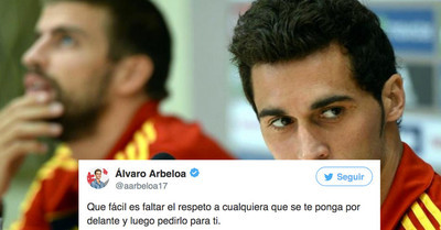 1002053 - Arbeloa le manda un dardo a Piqué en Twitter y todo el mundo se ríe de nuestro conocido