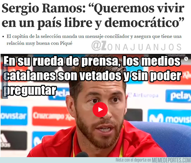 1002165 - Rueda de prensa de Ramos y los medios Catalanes