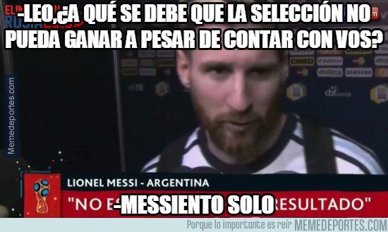 1002329 - Messi responde sobre las críticas a Argentina