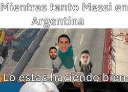 Enlace a Messi con Argentina