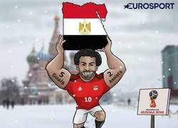 Enlace a El héroe de Egipto tiene un nombre: Mohamed Salah. Vía ZEZO CARTOONS