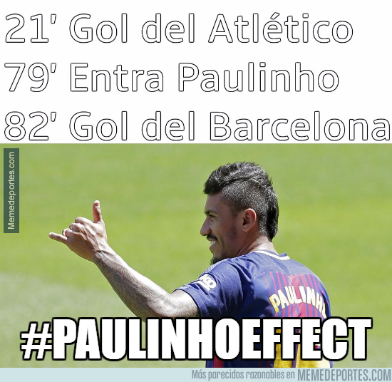 1003848 - Paulinho dependencia en el Barcelona