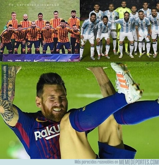 1004700 - Descripción gráfica de Messi en club y selección