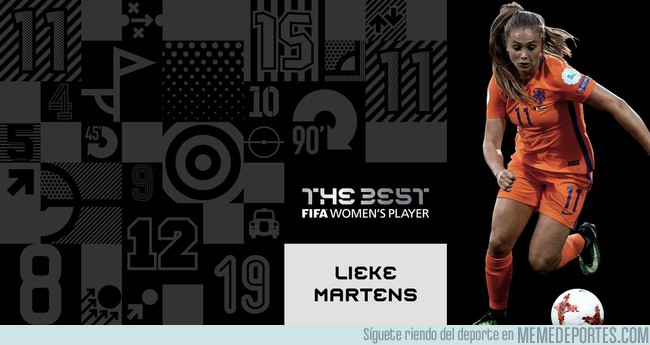 1005203 - Lieke Martens, mejor jugadora de la FIFA 2017