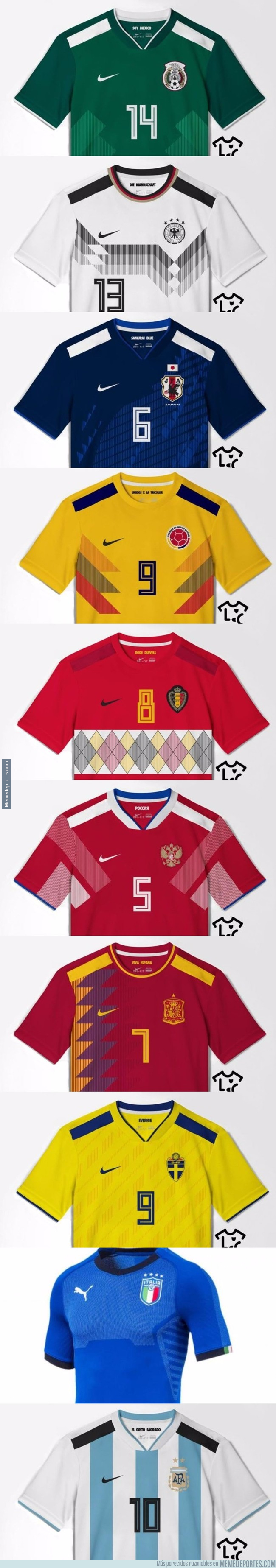 1005771 - Las 10 camisetas que se filtraron para el Mundial de Rusia 2018