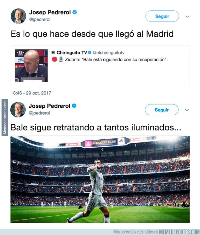 1005920 - Pedrerol queda MEGA retratado tras criticar a Bale