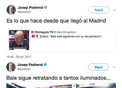 Enlace a Pedrerol queda MEGA retratado tras criticar a Bale