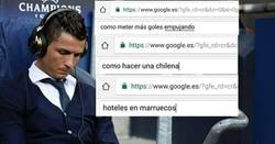 Enlace a Cristiano buscando en Google...