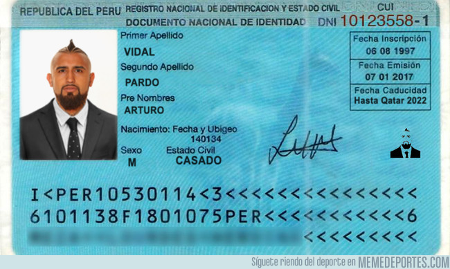 1007973 - Vidal ya hizo los trámites de nacionalización peruana