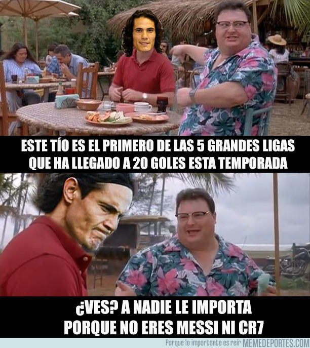 1009368 - Cavani no está lo suficientemente reconocido por nadie